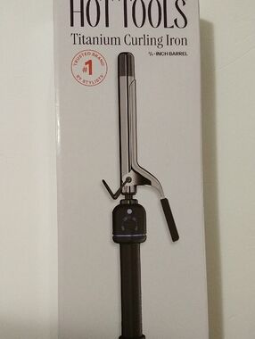 Hot Tools Titanium Curling Iron - 3/4 Inch Barrel